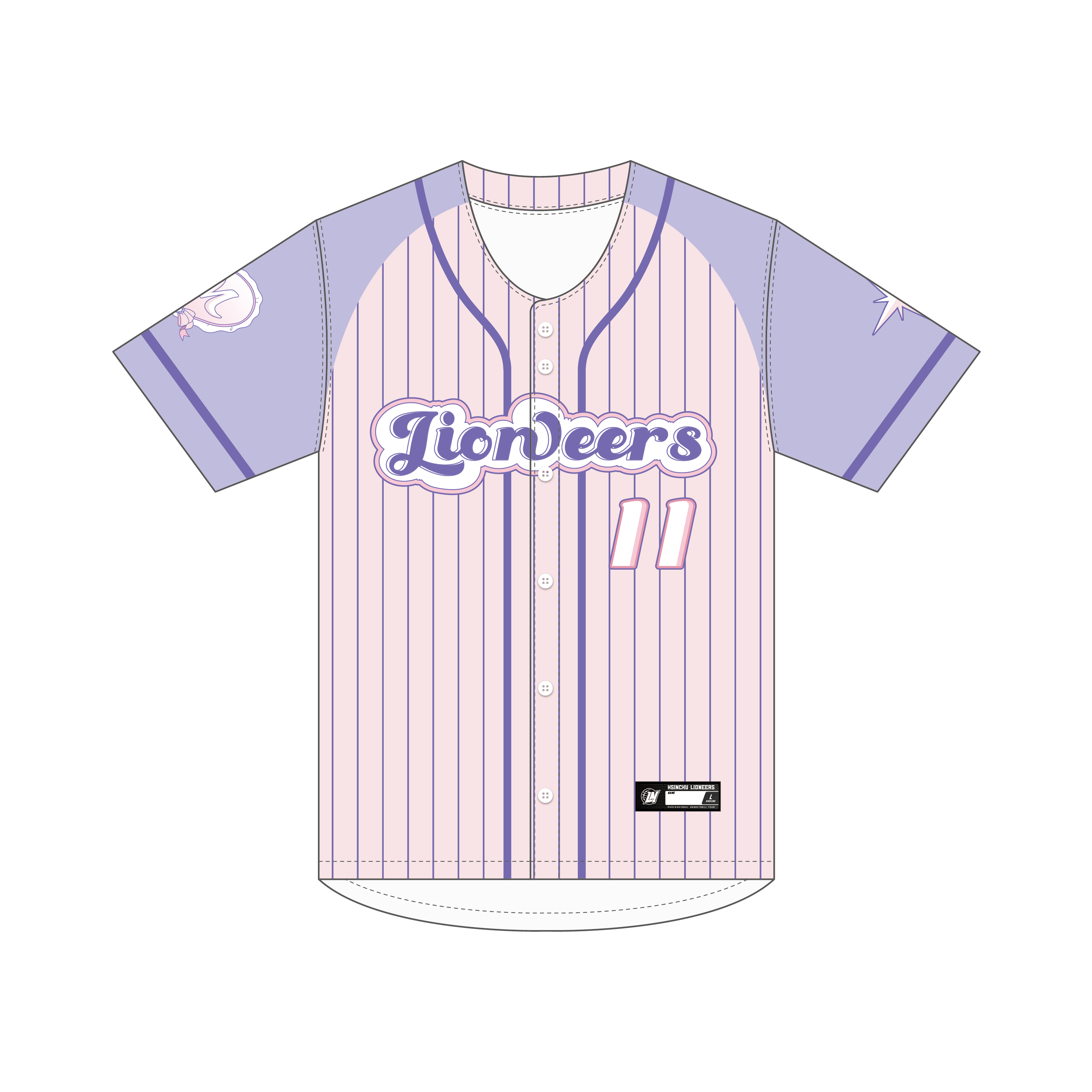 25-26 Muse純愛俱樂部主題棒球衣｜粉