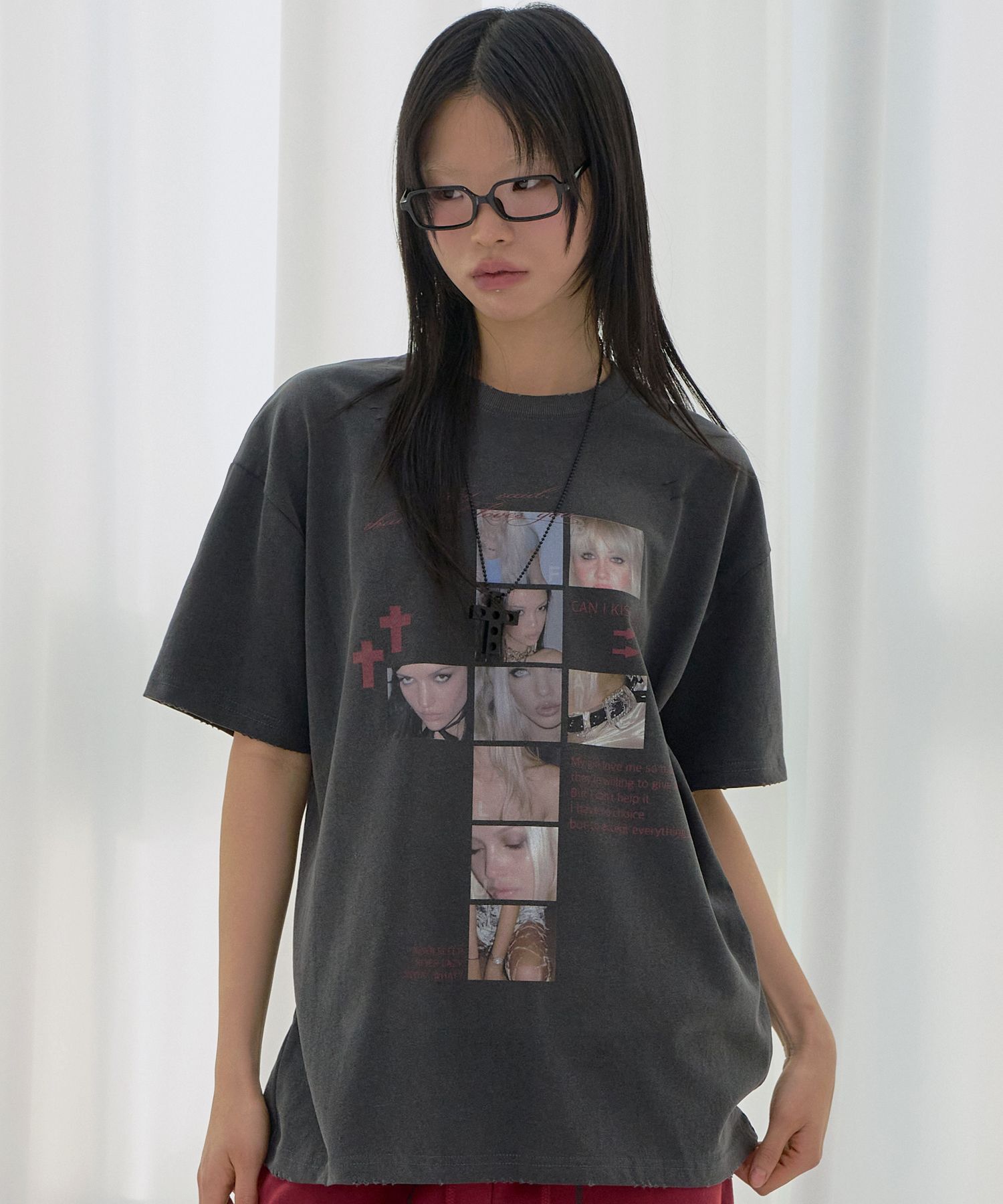 FANCY CLUB Damage Fearless Tee 木炭灰 F26QB050CH