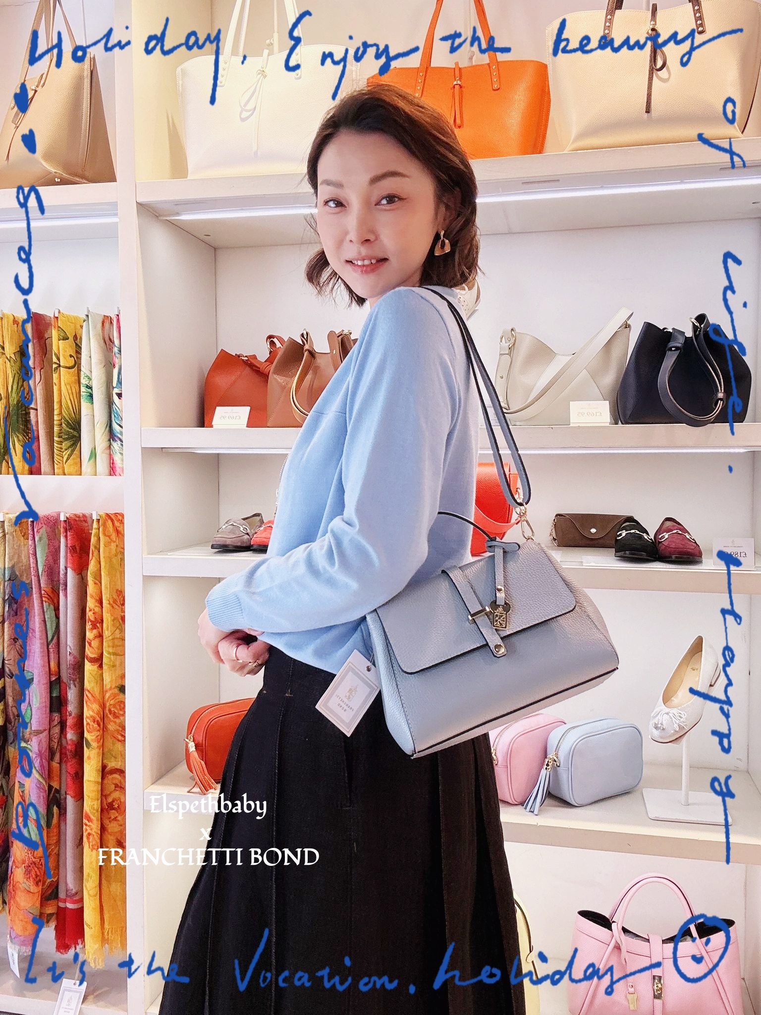 英國代購 - FRANCHETTI BOND Liza - Handbag（牛皮/意大利製造）