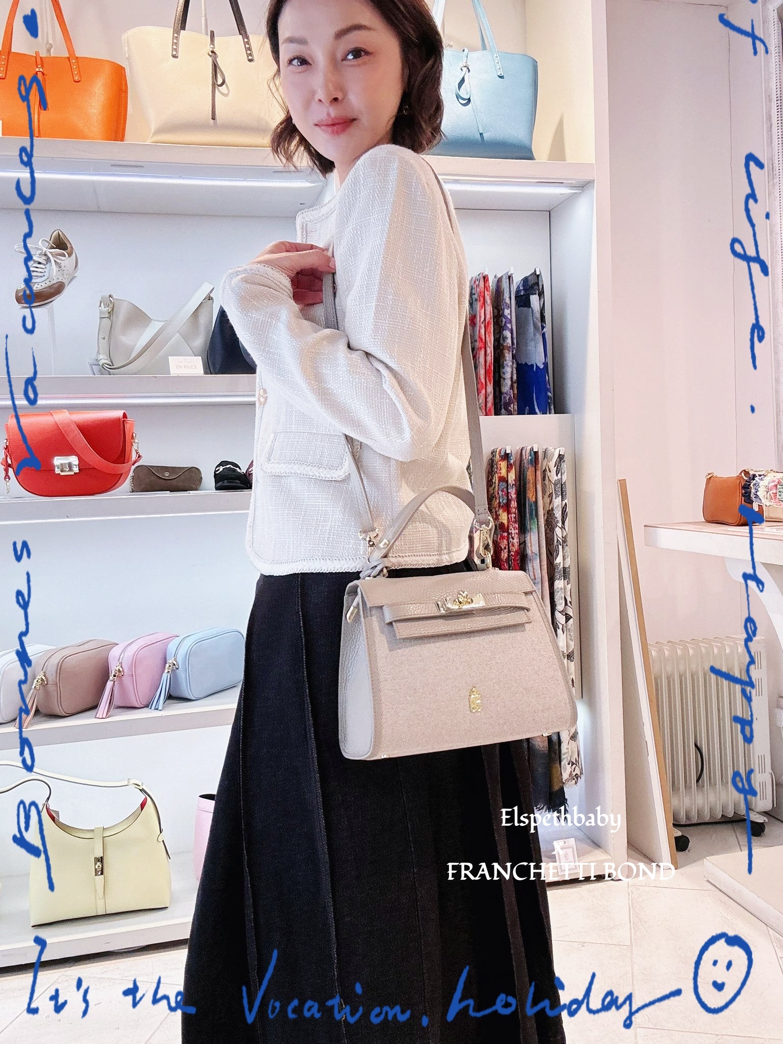 英國代購 - FRANCHETTI BOND Kitty-Canvas（ 意大利製造）