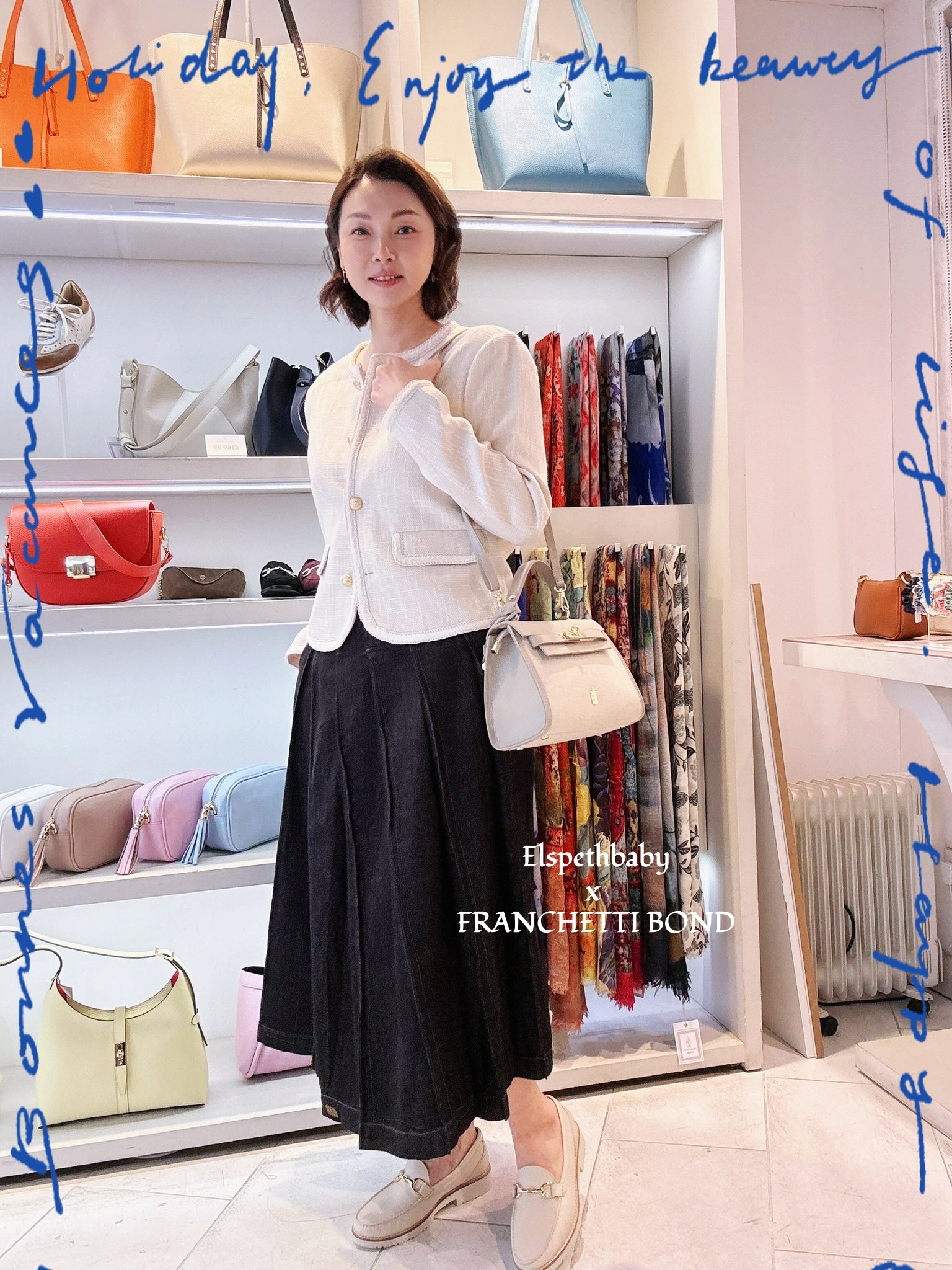 英國代購 - FRANCHETTI BOND Kitty-Canvas（ 意大利製造）