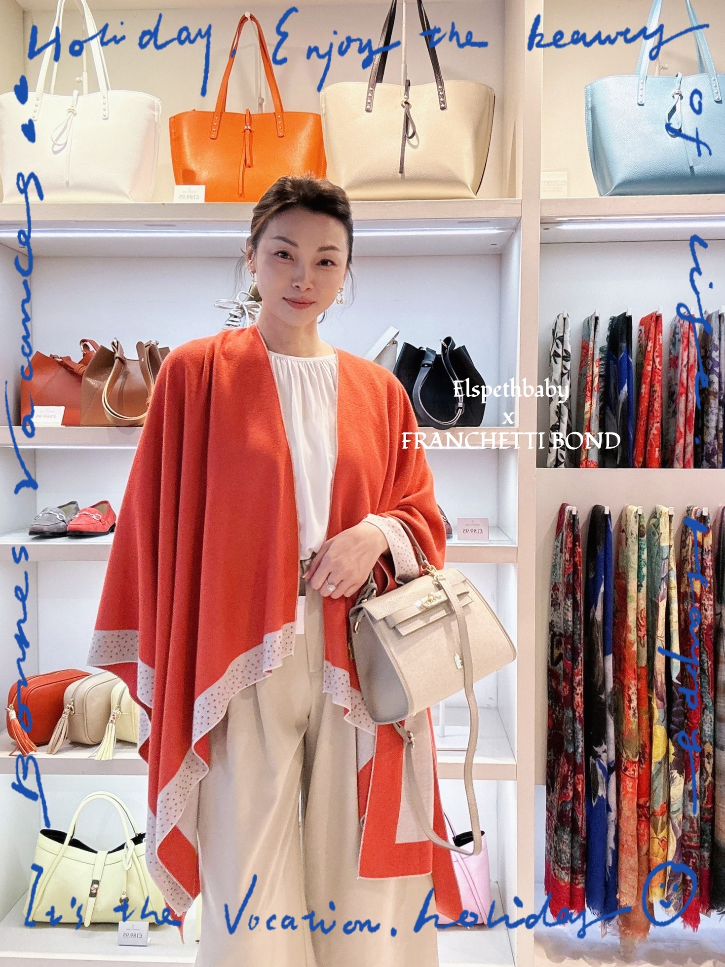 英國代購 - FRANCHETTI BOND Mia Wrap (One Size)