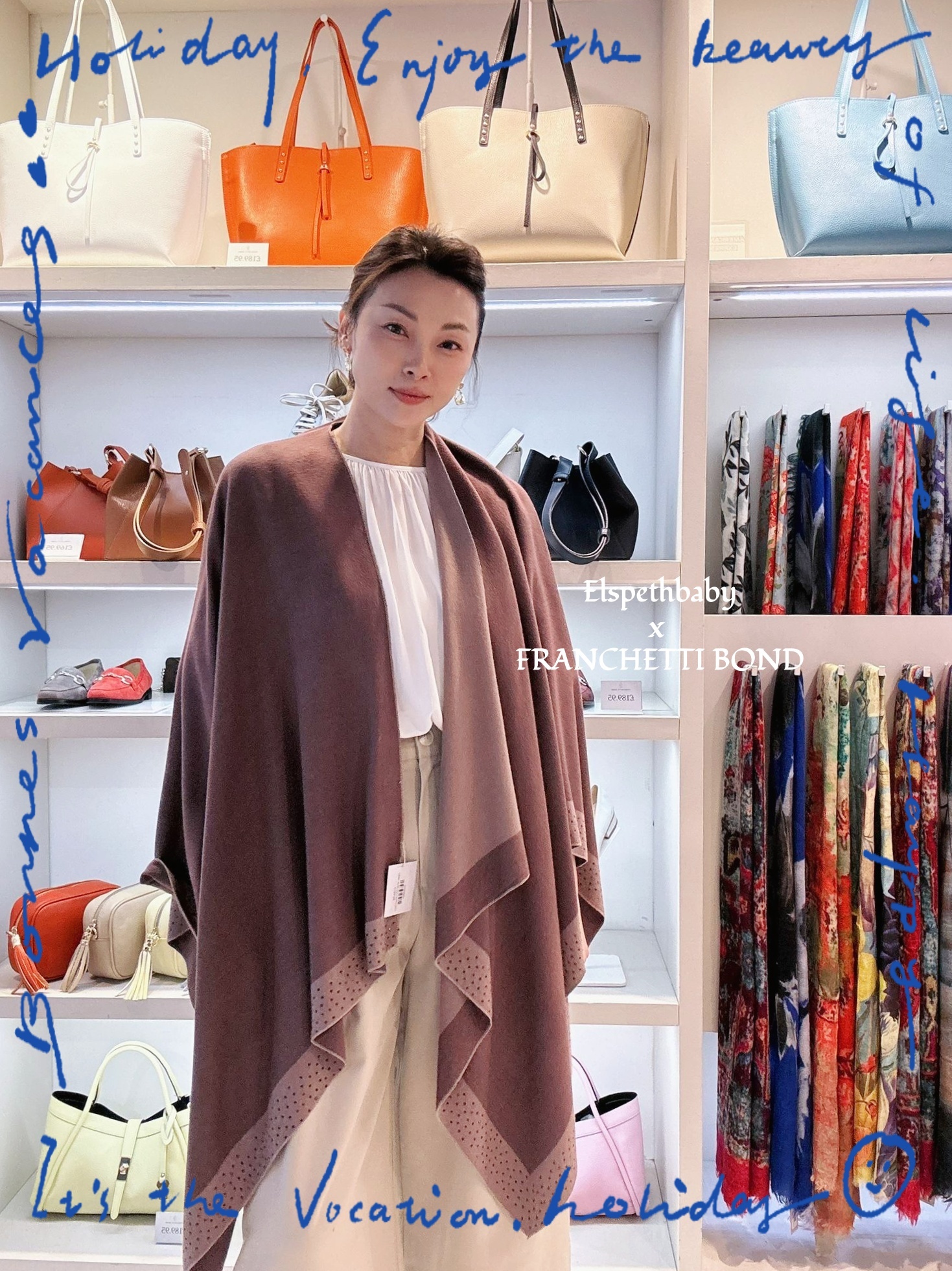 英國代購 - FRANCHETTI BOND Mia Wrap (One Size)