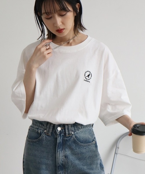 KANGOL / Circle logo tee