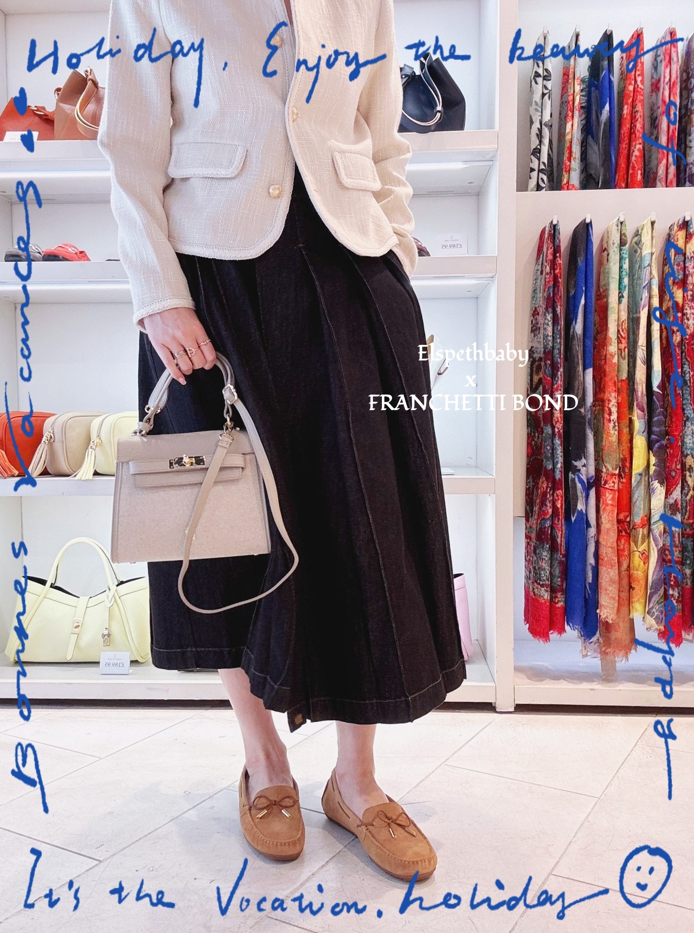 英國代購 - FRANCHETTI BOND Elodie 豆豆鞋（牛皮）