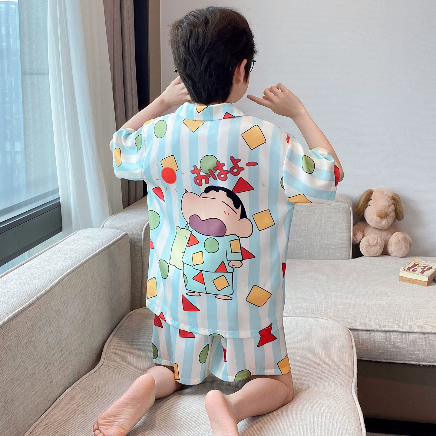 【蠟筆小新】大背圖睡衣套裝（親子款）