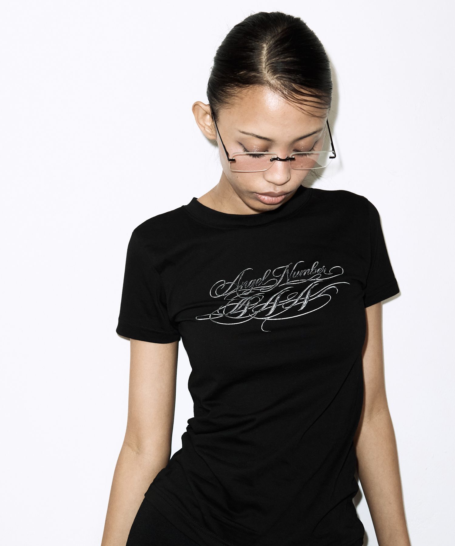 FANCY CLUB 後交叉 T 恤 F26QB073BK