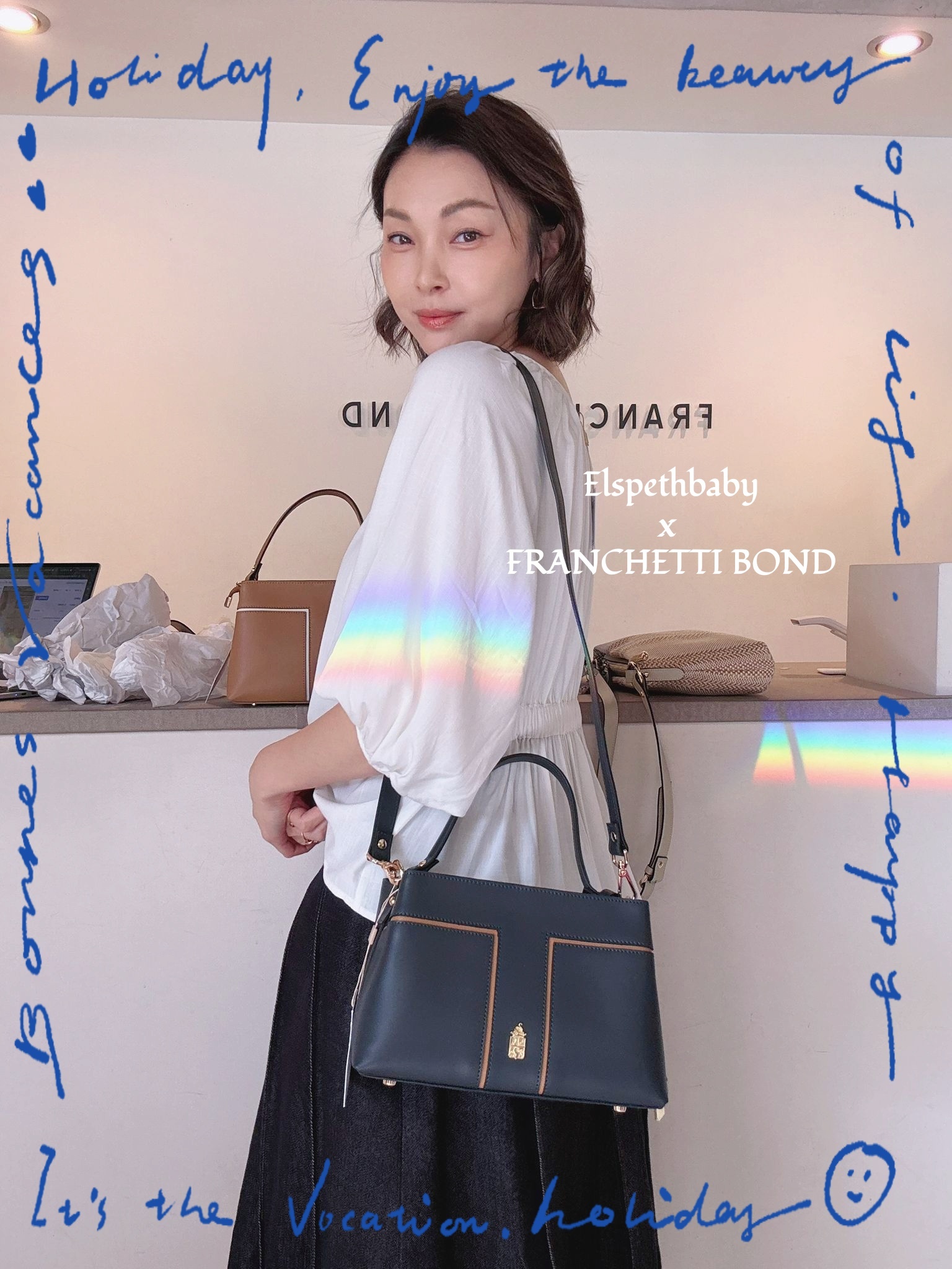 英國代購 - FRANCHETTI BOND Gio - Handbag（牛皮/意大利製造）