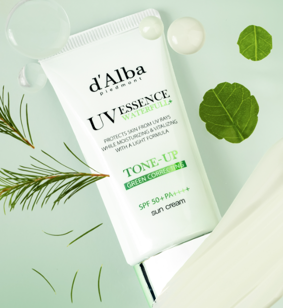 【入LIVECODE享直播限定最抵價！多買多減🔥】【d'Alba品牌方邀請✨弘大封館 X 超正獨家優惠】Tea Tree Liposome Tone-up Sun Cream (Green) 50ml