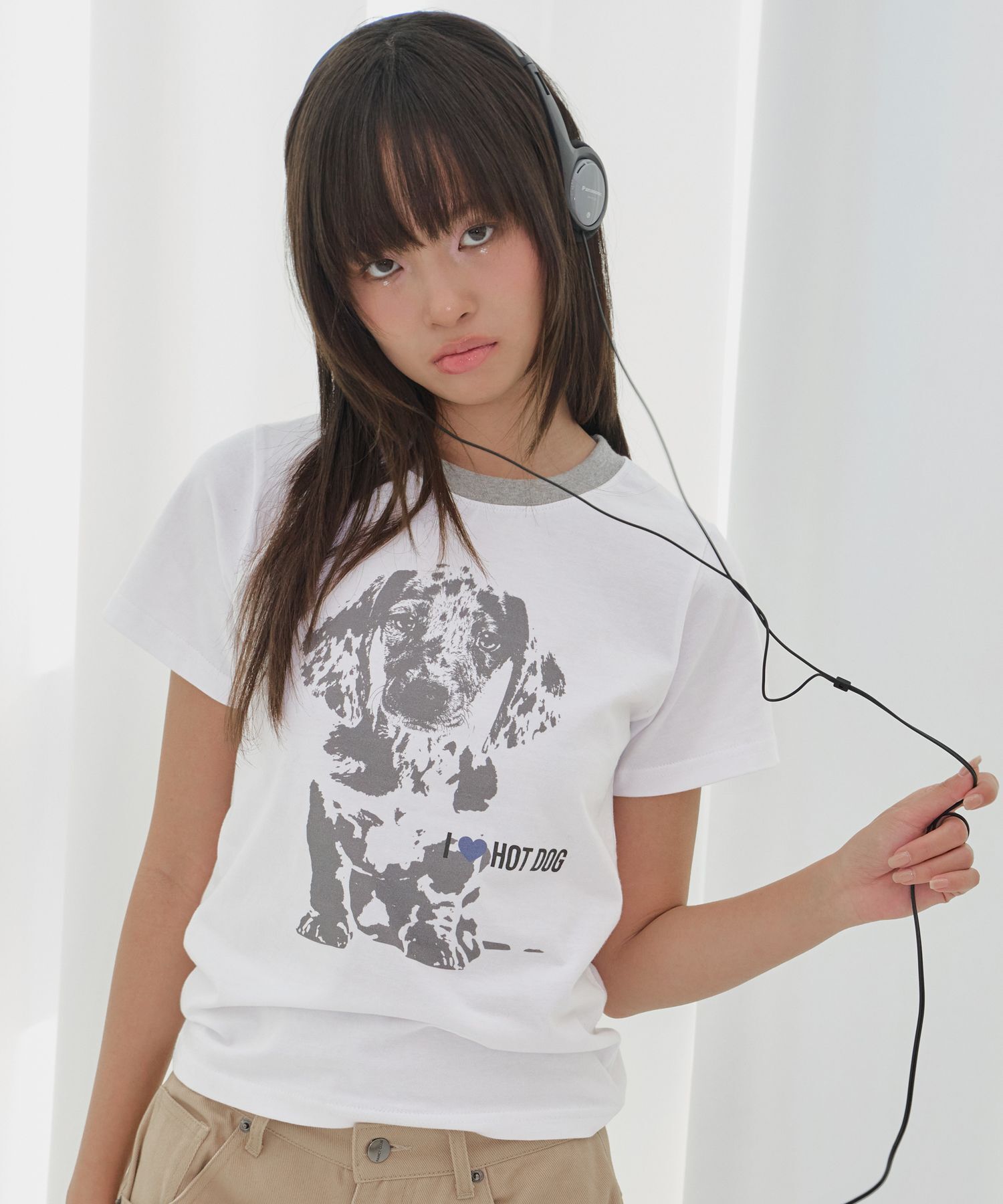 FANCY CLUB 我愛熱狗 T 恤 F26QB053WH