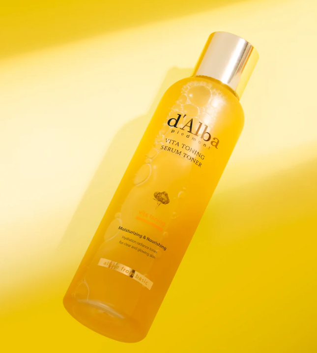 【入LIVECODE享直播限定最抵價！】【d'Alba品牌方邀請✨弘大封館 X 超正獨家優惠】d'Alba Vita Toning Serum Toner 強效提亮白松露爽膚水 180ml