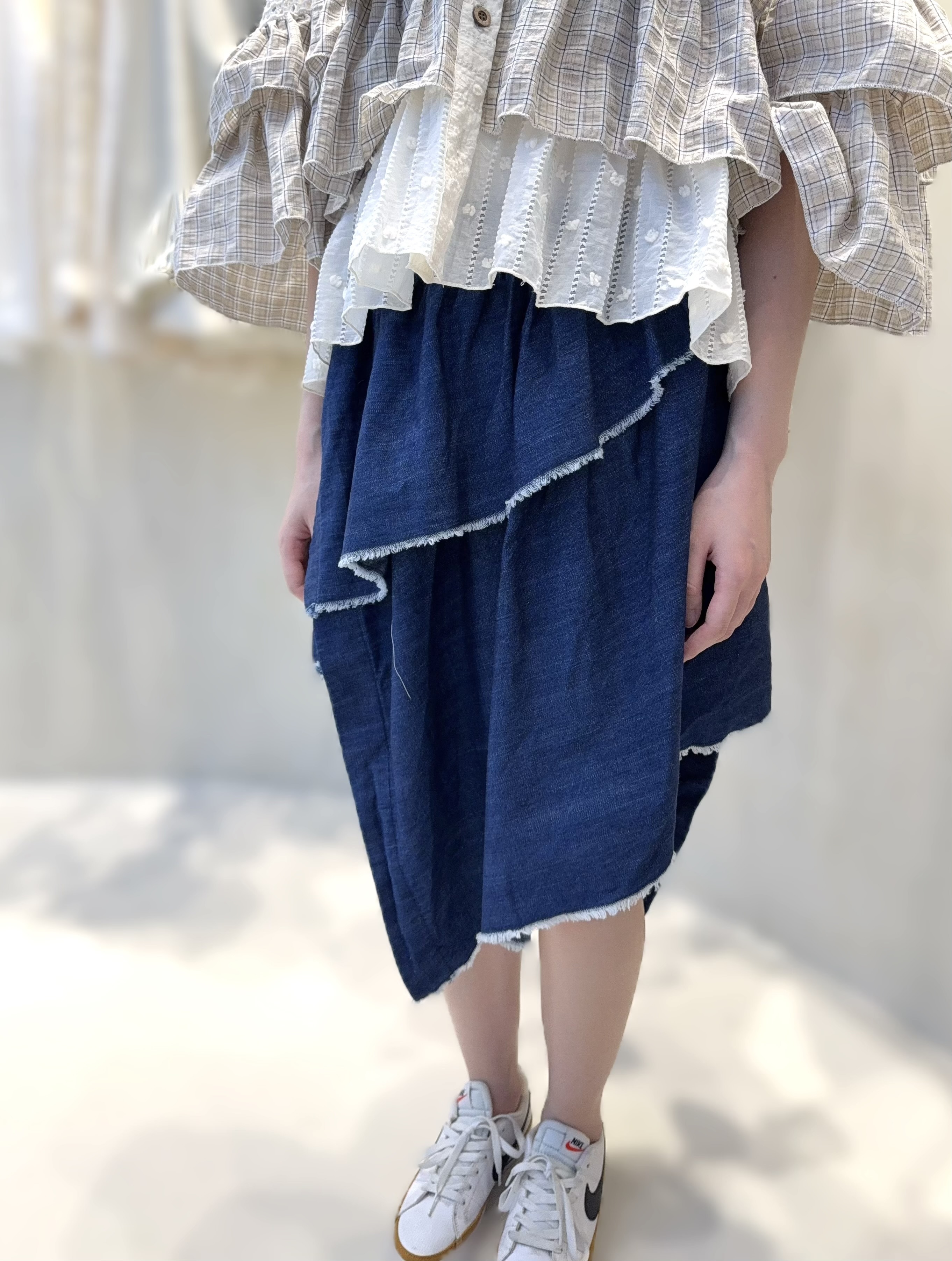 EY13   橡根裙   腰 26-53HIP 52長 24 $489 (一口價)