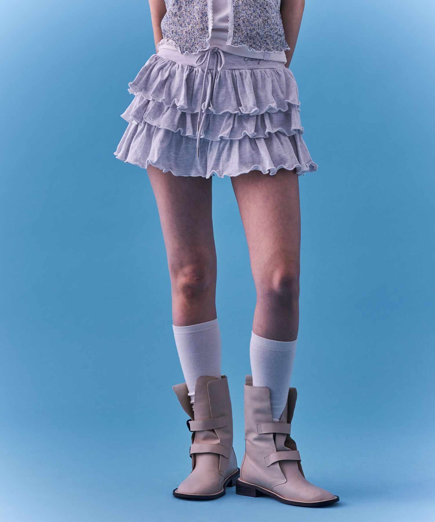 FANCY CLUB 澎澎衛衣迷你裙 F24QD874MG