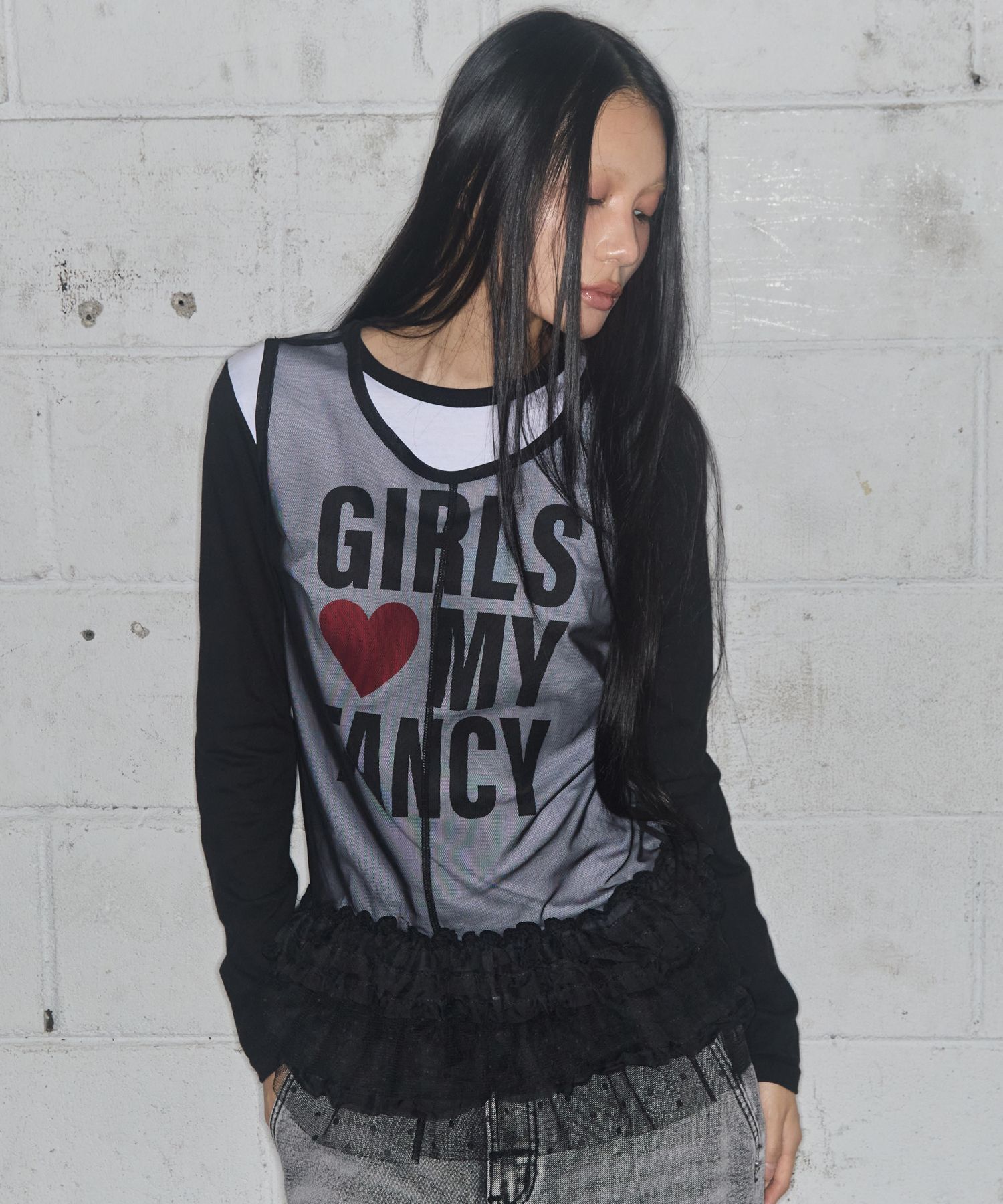 Fancy Club 點點層次洋裝 黑色 F24ZD880BK