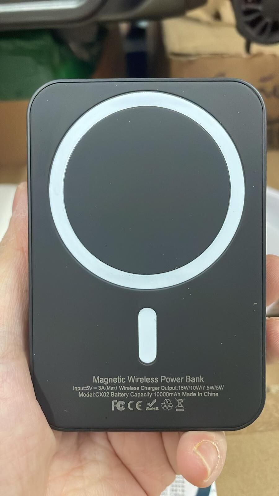 現貨 磁吸無線充電寶 10000mah（黑色）（#919大C)