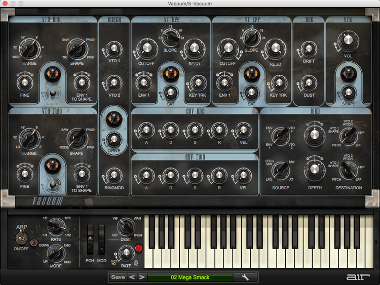 AIR VACUUM｜虛擬類比合成器