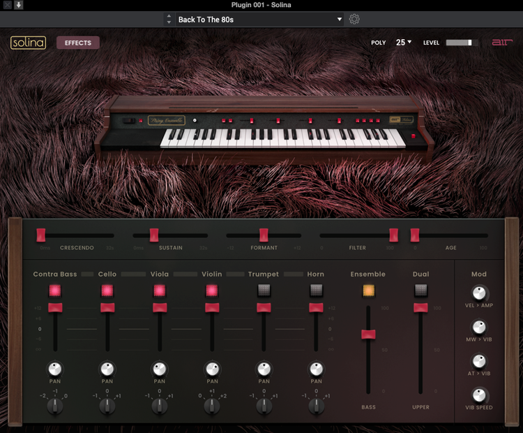 AIR SOLINA｜弦樂合成器
