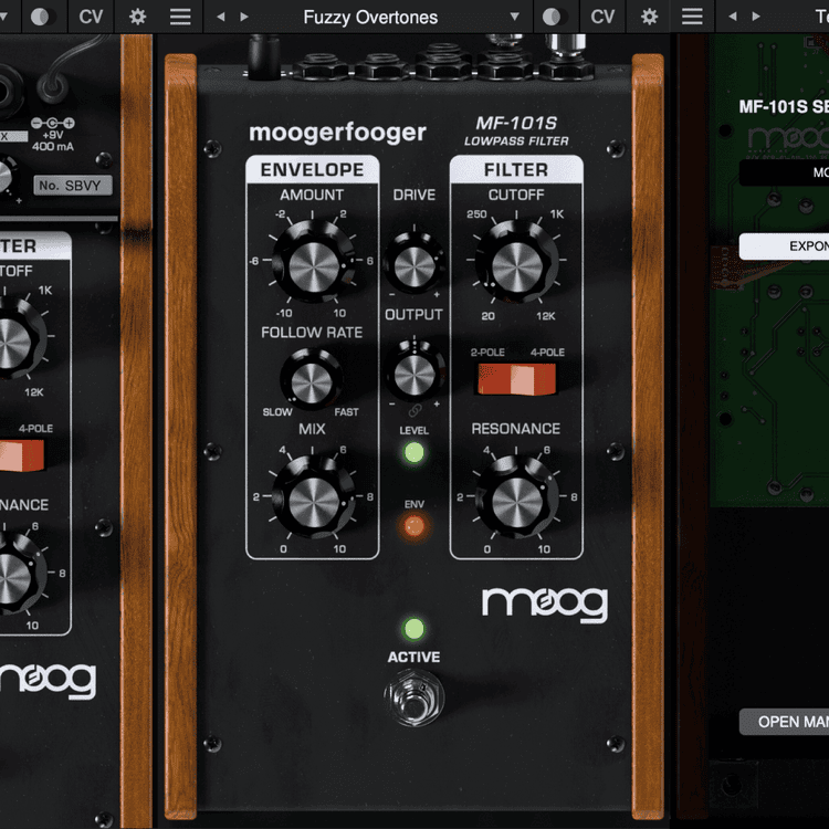 MOOG MoogerFooger MF-101S Low Pass Filter｜虛擬效果器