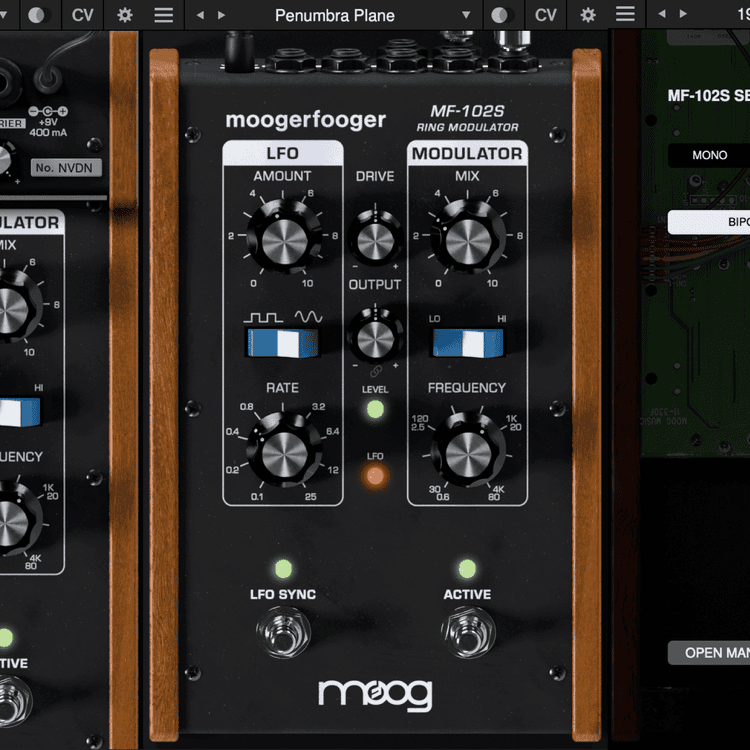 MOOG MoogerFooger MF-102S Ring Modulator｜環形調變效果器