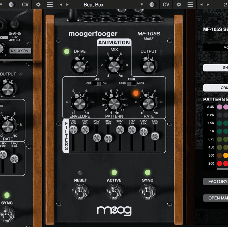 MOOG MoogerFooger MF-105S MuRF｜共振濾波效果器