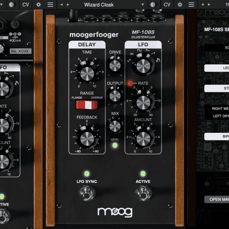 MOOG MoogerFooger MF-108S ClusterFlux｜調變效果器插件