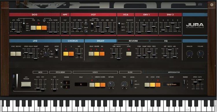 AIR JURA｜虛擬類比合成器