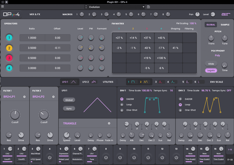 AIR OPX-4｜FM 虛擬合成器