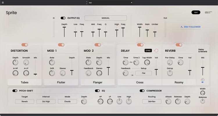 AIR SPRITE｜數位音訊效果器