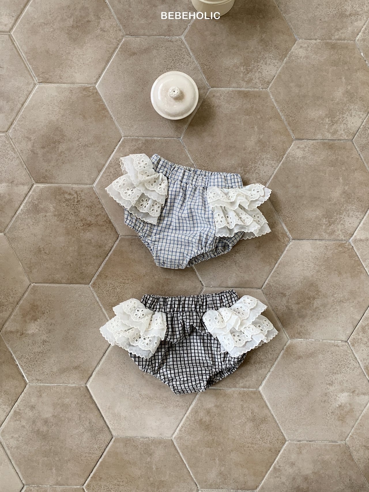 Bebe Holic Sage Check Bloomer