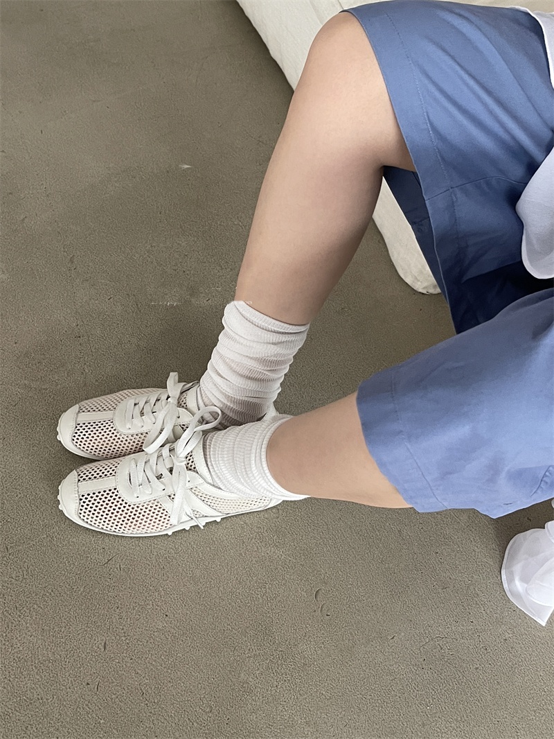 IU26-網洞編織透氣平底鞋