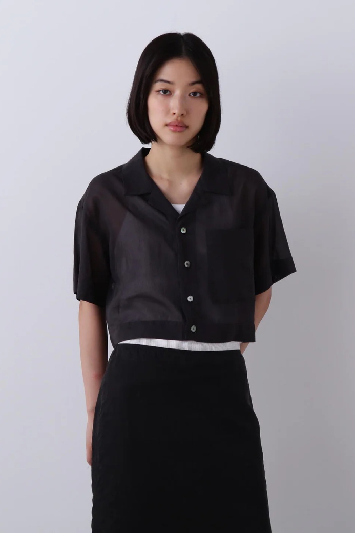 YLÈVE COTON VOILE LAWN SHORT SLEEVE SH