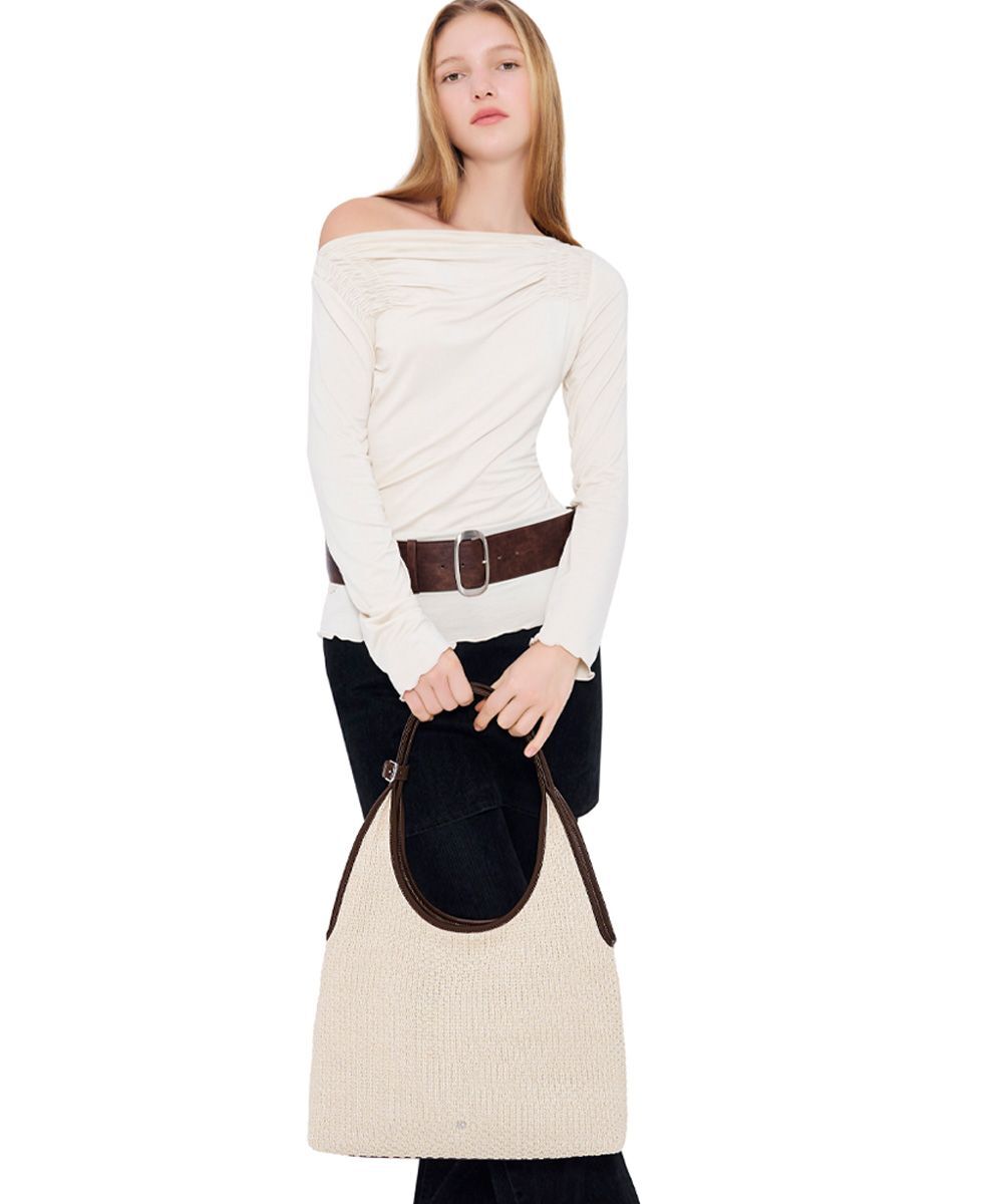 STAND OIL Ringo Bag 草編棕 25G-120B