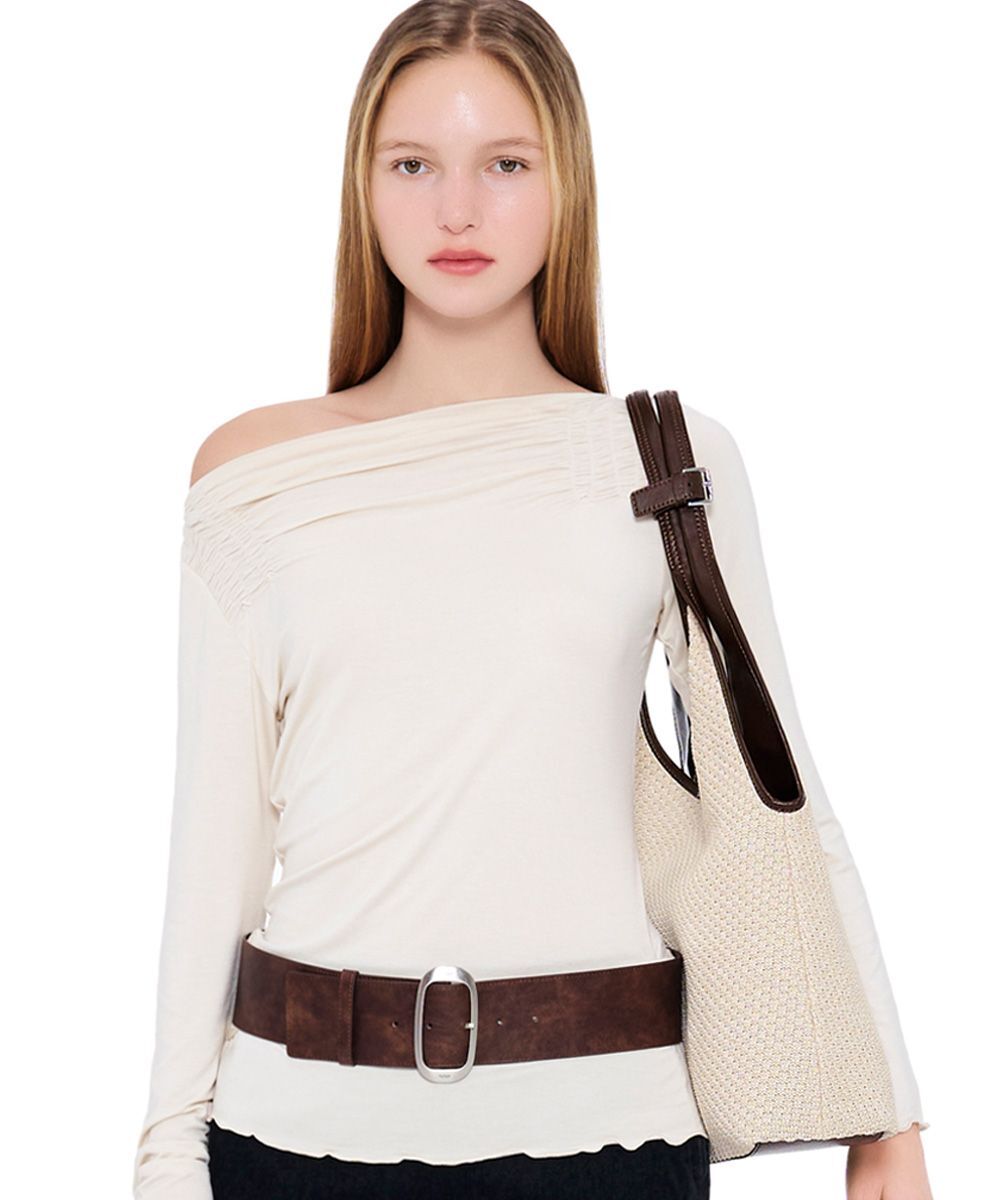 STAND OIL Ringo Bag 草編棕 25G-120B