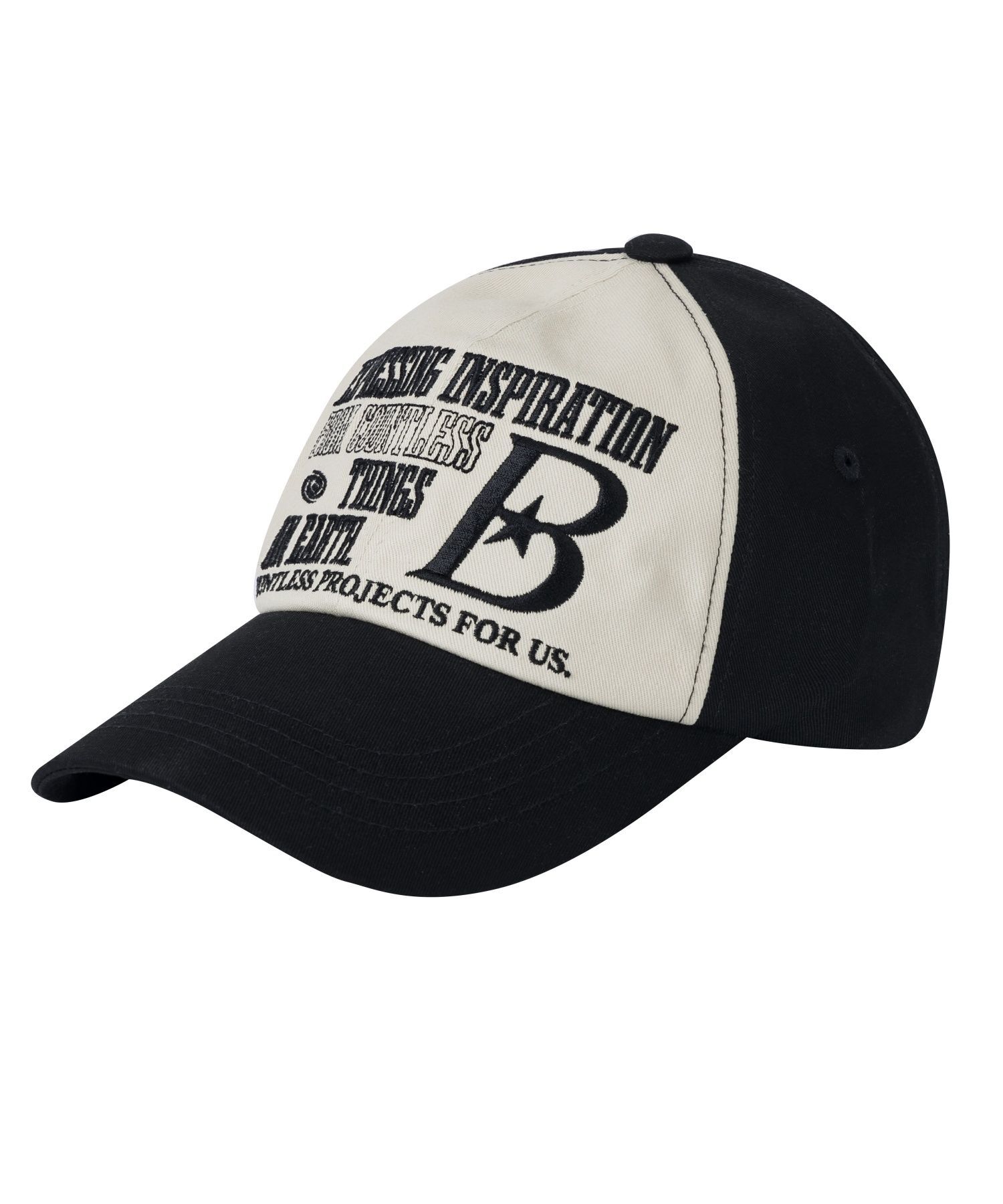 BAUF B Logo 老帽 黑色 BFH-22A-U-BLK-005