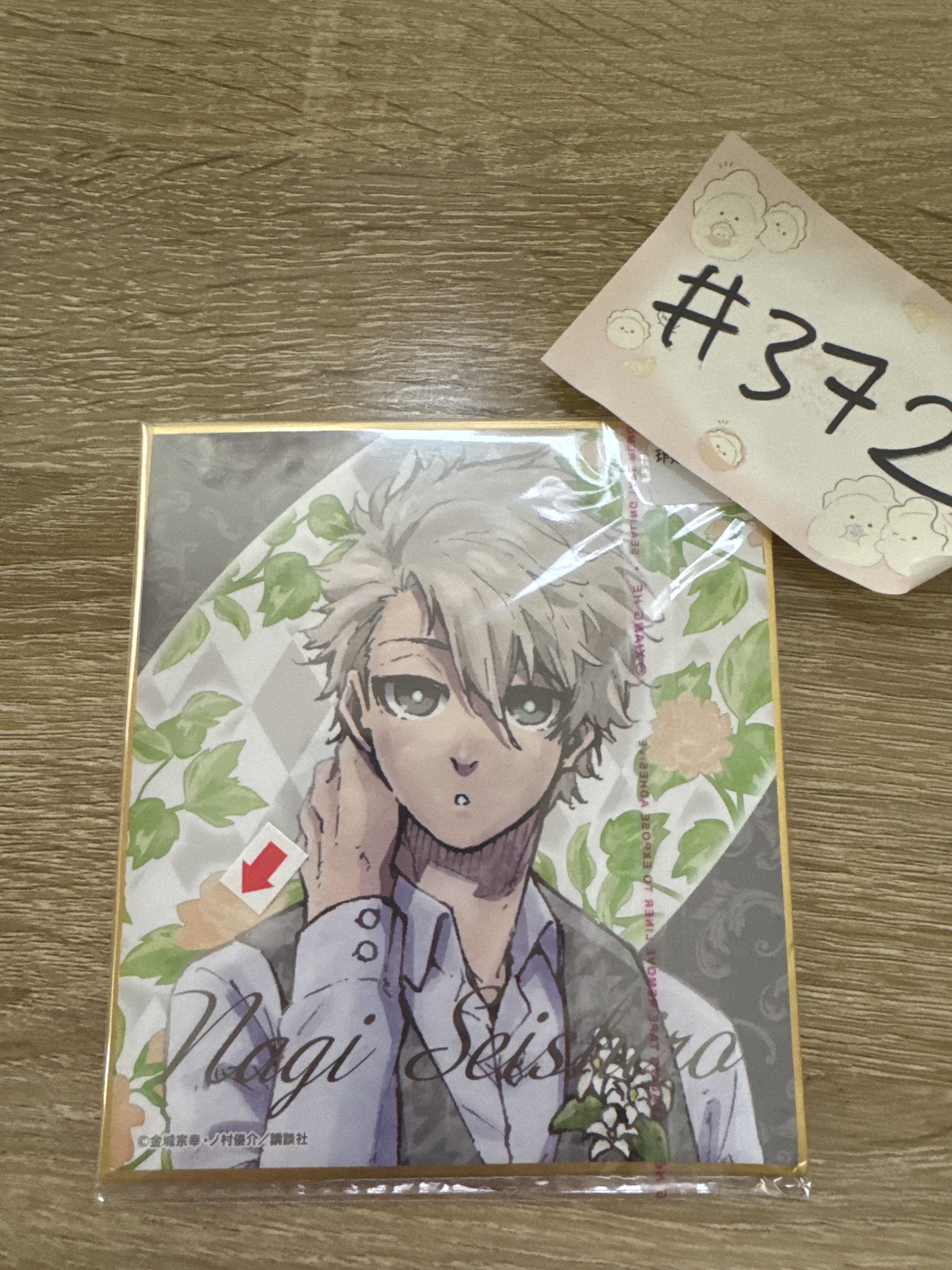 BlueLock 凪誠士郎 色紙 瑕#372