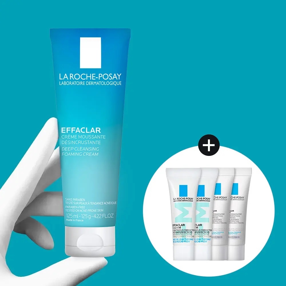 《Olive young連線》La Roche Posay effaclar creme moussante desincrustante cream 125ml set