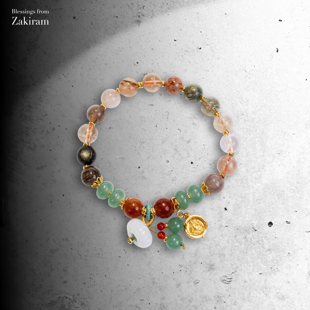 黃財神 聚財納福 手串