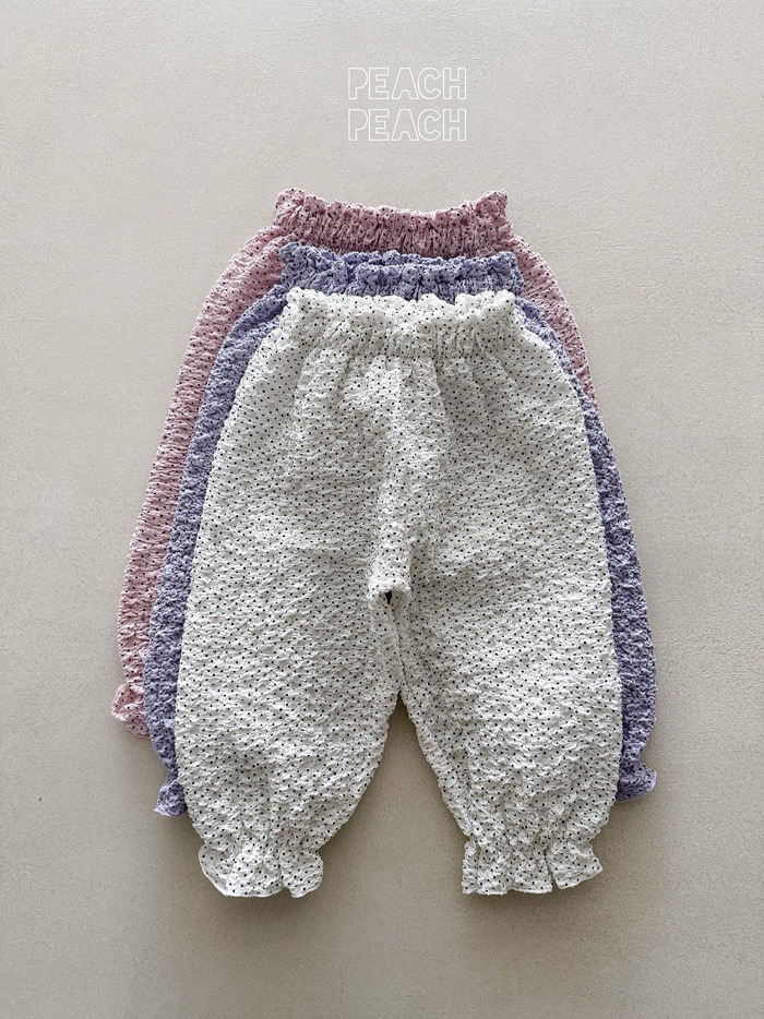 正韓夏PEACHPEACH 三色點點花苞防蚊褲