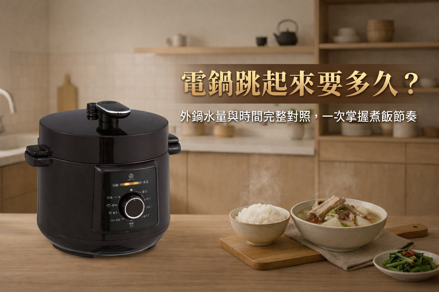 電鍋跳起來要多久？外鍋水量與時間完整對照，一次掌握煮飯節奏
