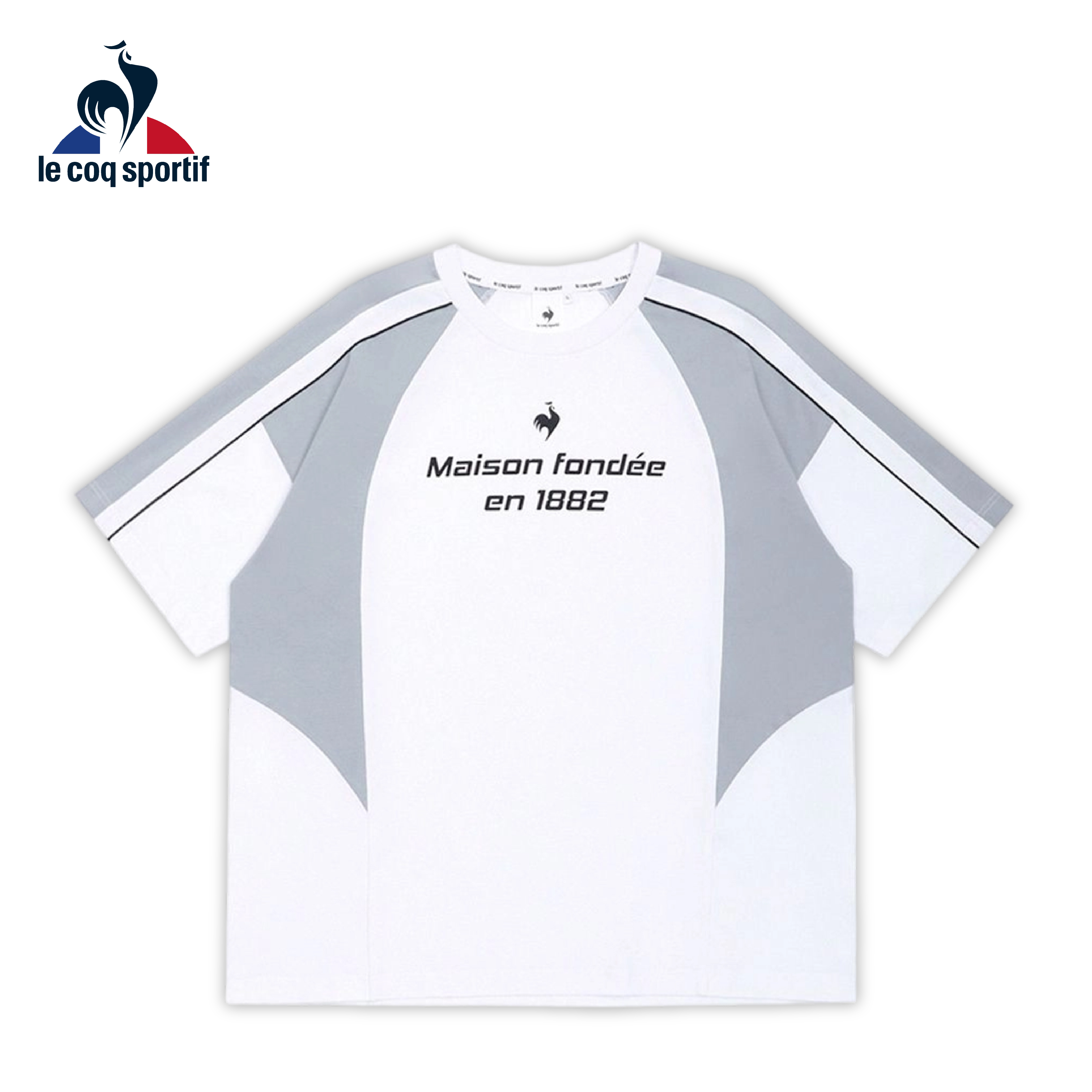 LE COQ SPORTIF 法國公雞 短袖T恤 男款 (白色) 10MXX21203