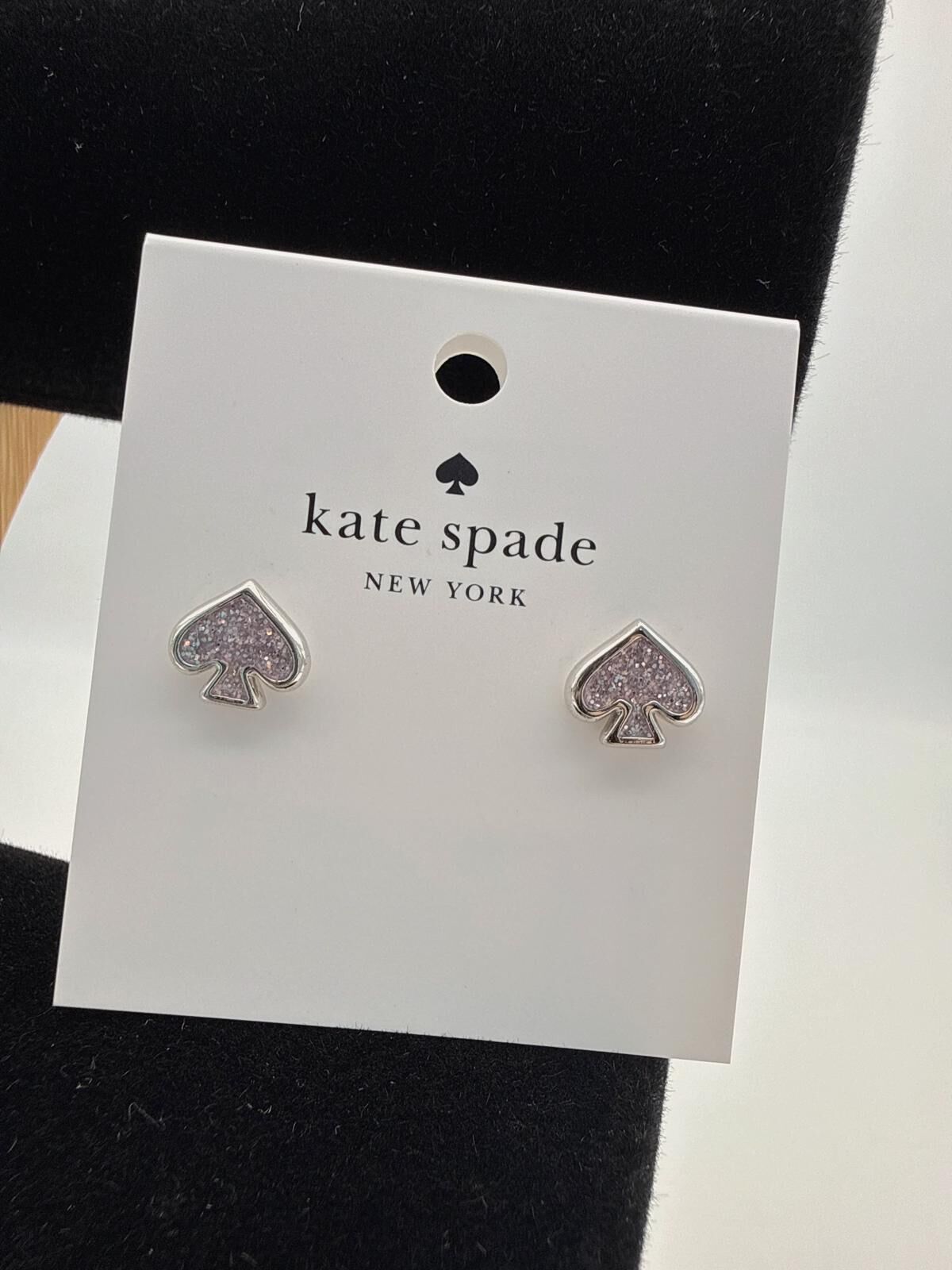 LYS01533 Spade 葵扇閃閃耳環