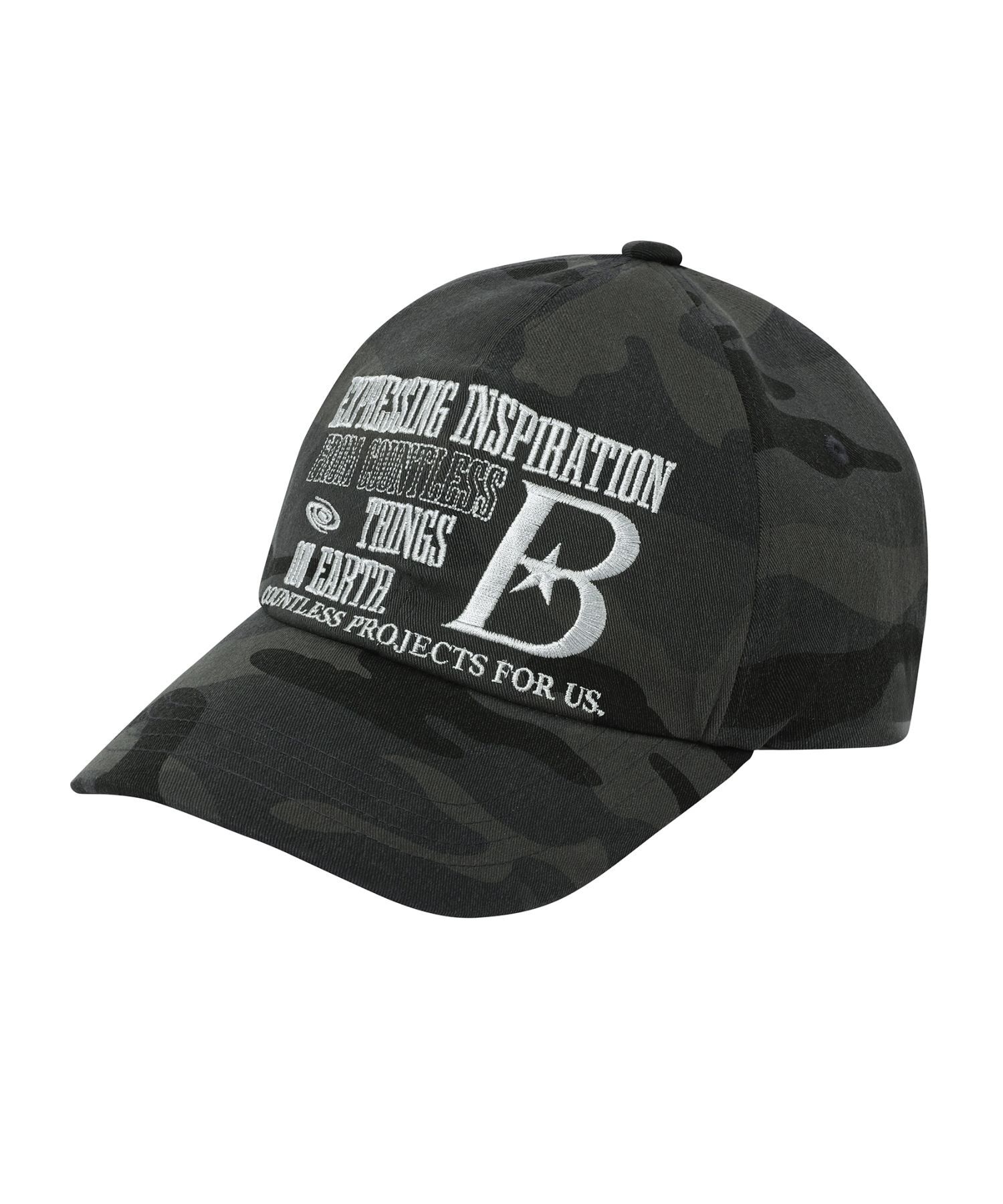 BAUF B Logo 棒球帽 黑迷彩 BFH-24A-U-BCA-072