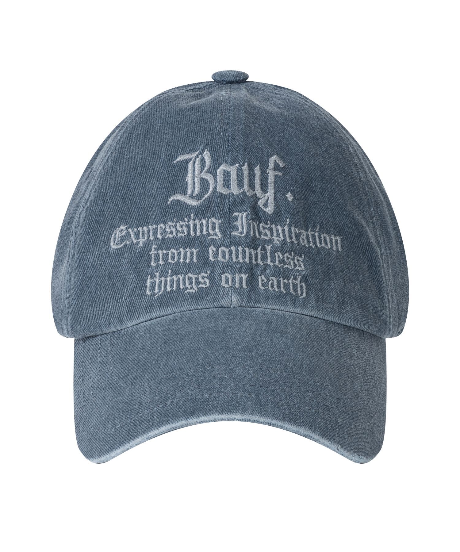 BAUF B 復古水洗棒球帽 霧感海軍藍 BFH-22A-U-NVY-007