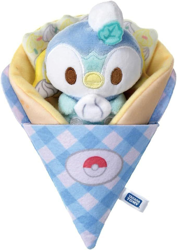 Takara Tomy 寶可夢 PokePiece 旋轉可麗餅毛絨玩具 波加曼