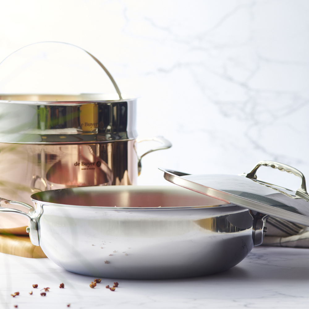 Affinity系列 l 多層複合不鏽鋼雙耳炒燉鍋 l 含蓋 28cm  ✩ 2026 新升級