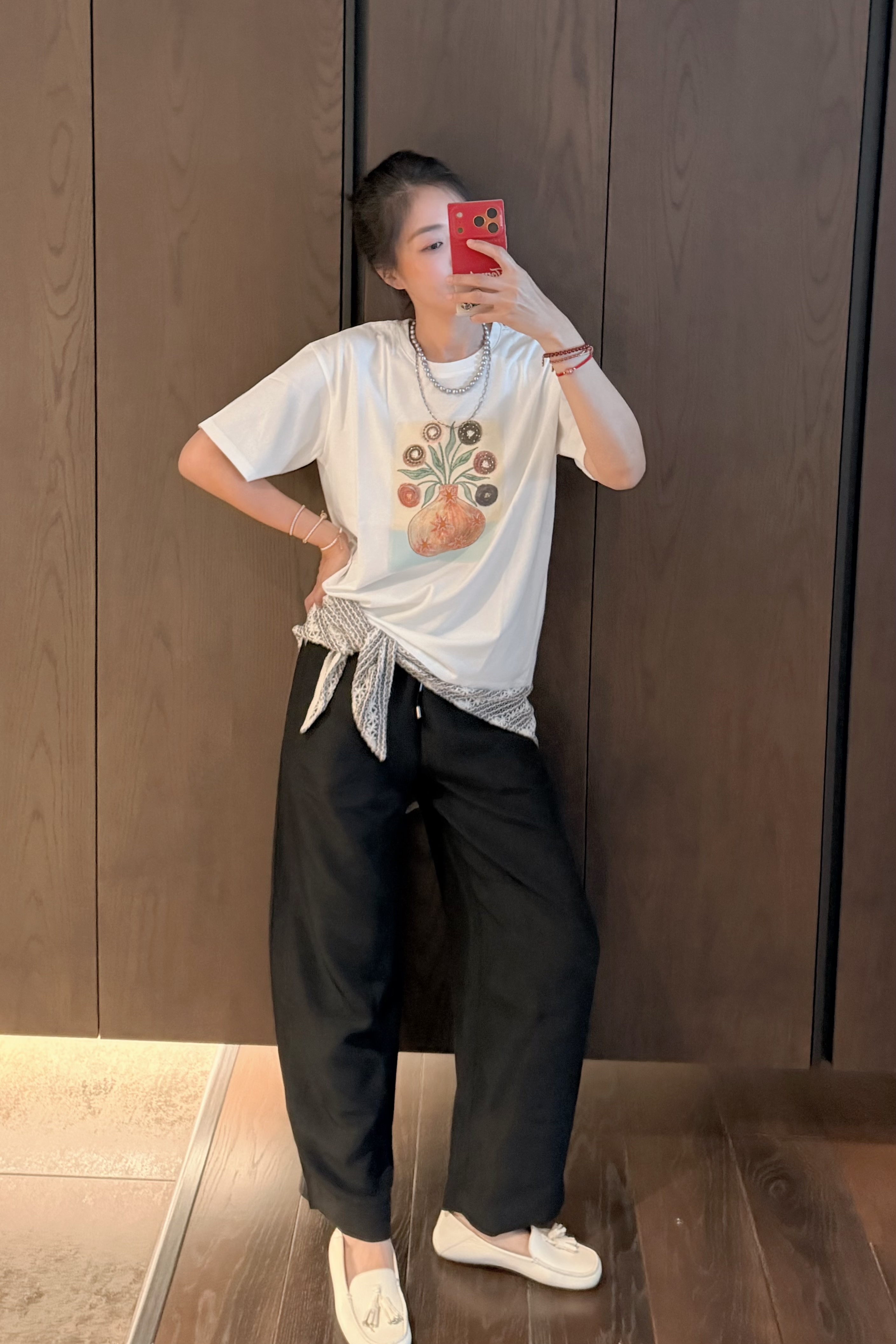 言午 梵谷意象向日葵T恤 F size
