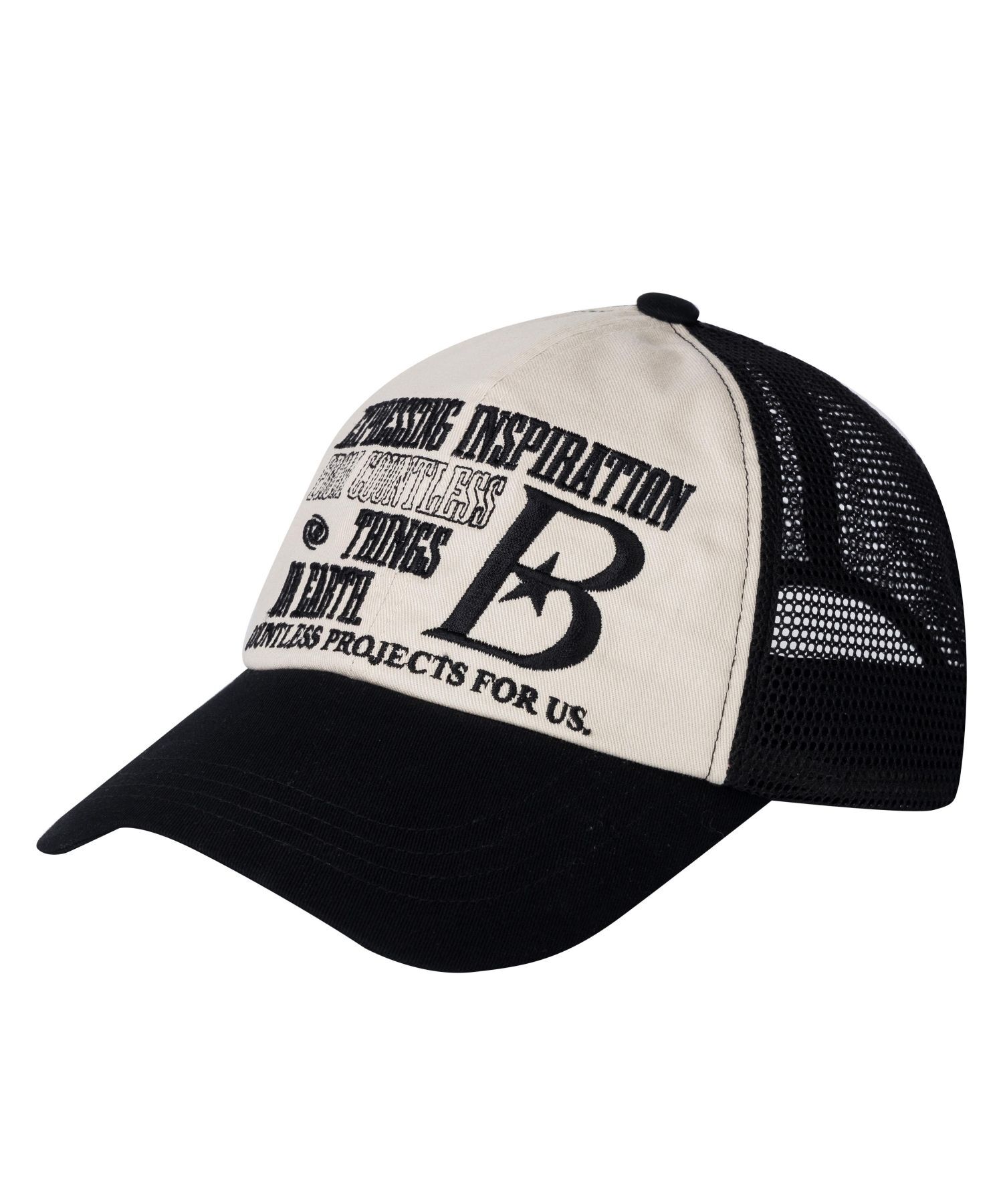 BAUF B Logo 網眼老帽 黑色 BFH-23A-U-BLK-014