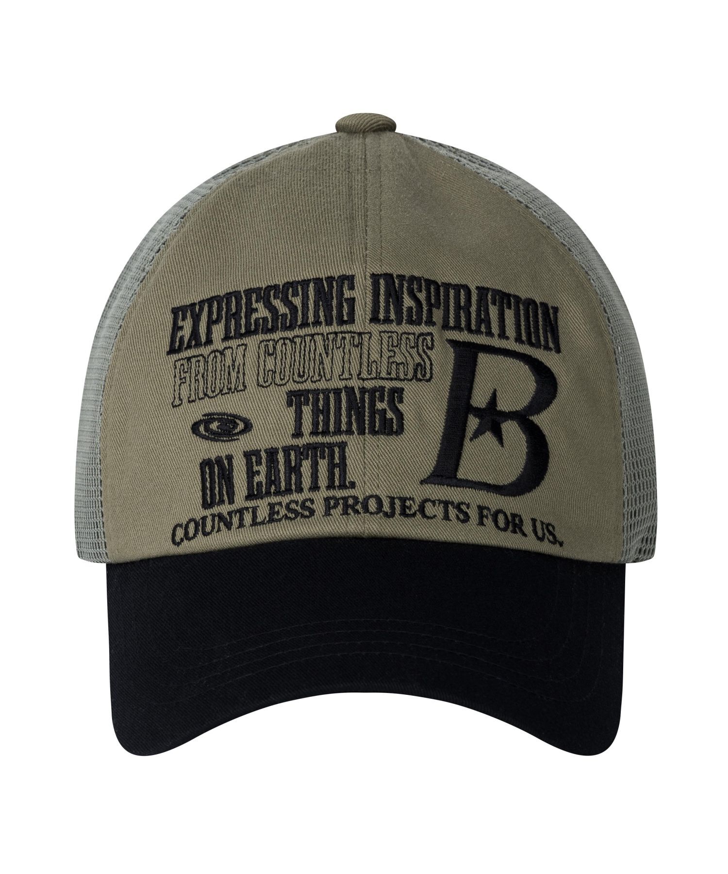 BAUF B Logo 網眼老帽 [卡其] BFH-23A-U-KHK-015