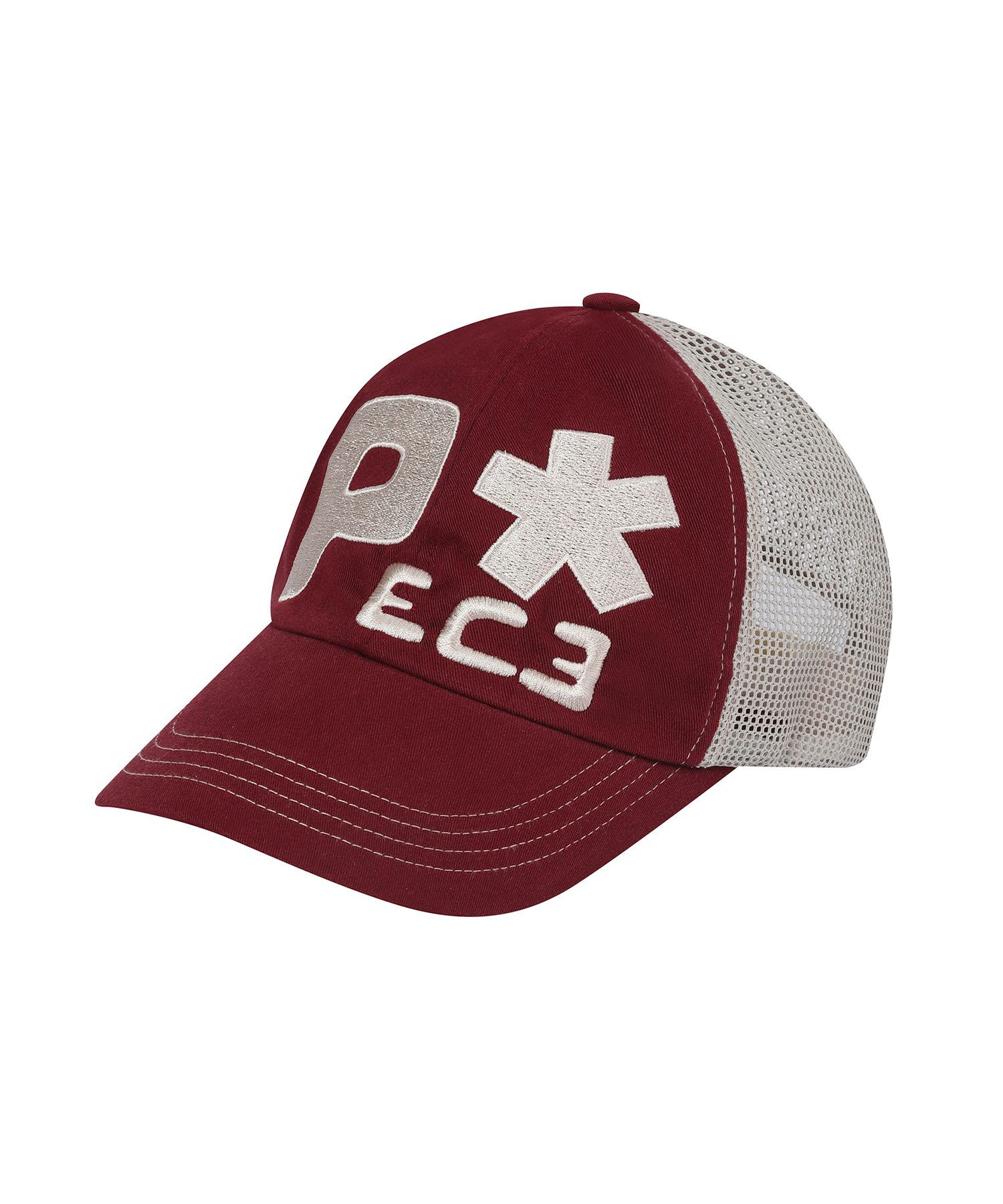 BAUF Peace 大Logo 網眼棒球帽 酒紅色 BH25SS-UBRN5