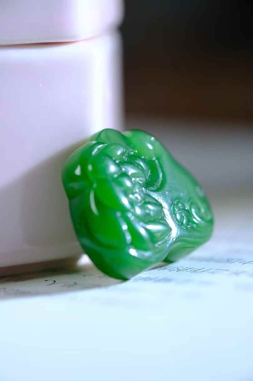 326752 和田玉蓮花鎖